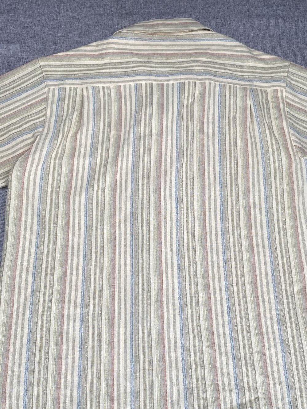 Vintage Club International Polo Shirt Top Men's Large Multicolor Stripes - Picture 7 of 10